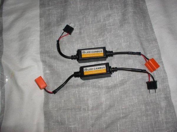 Image 1 of Pair of CanBus Decoders for H7 LED Headlight Bulbs