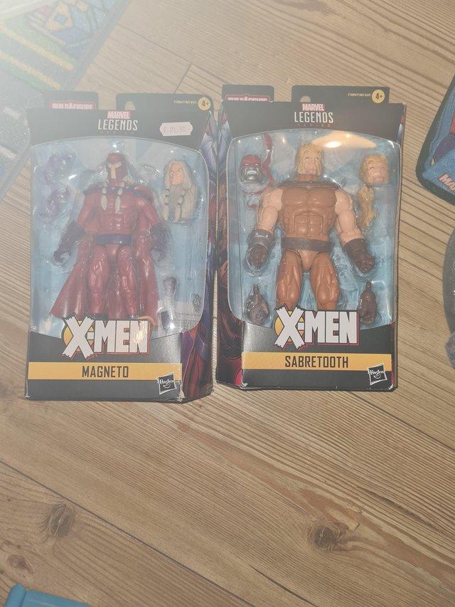 Preview of the first image of Marvel Legend Series X men figures- Brand New.