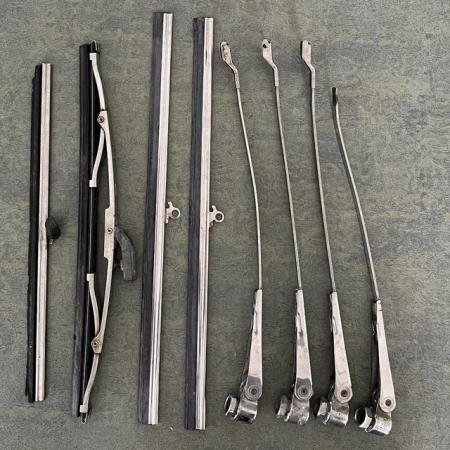 Image 1 of Austin A30 windscreen wipers blades & arms bundle. Can post.