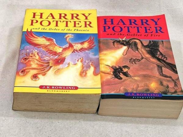 Image 2 of Harry Potter Four First Editions Books