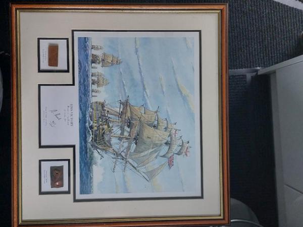 Image 1 of HMS Victory limited edition signed print