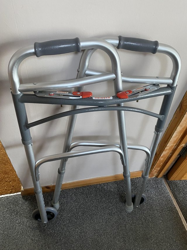 Preview of the first image of Drive folding lightweight wheeled walking frame.