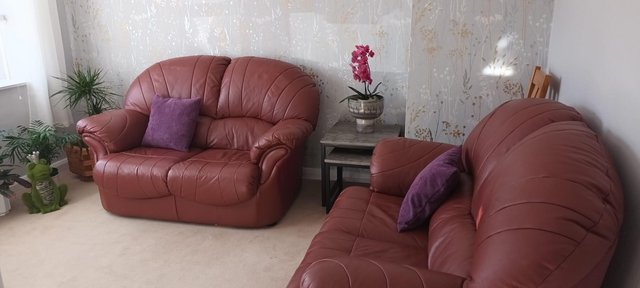 Image 1 of 2 seater sofas x 2 ….. ready now