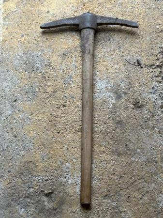 Image 2 of Vintage Pick Axe with wooden Handle
