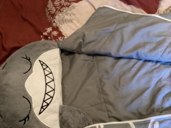 Image 2 of Shark Happy Napper children’s sleeping bag