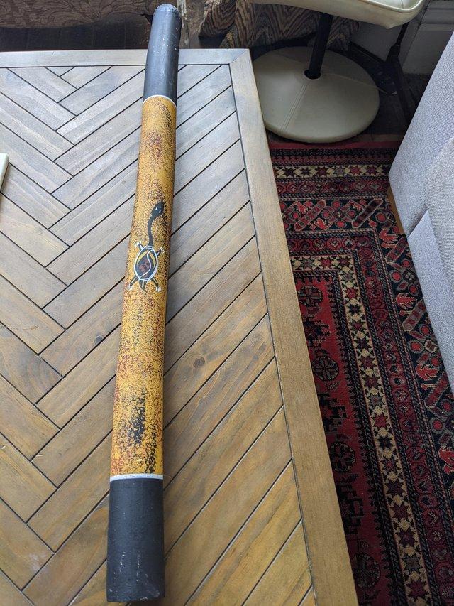 Preview of the first image of Australian Yellow & Black Didgeridoo.
