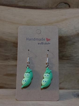 Image 2 of Funky Earrings with 925 Silver Stamped Hook