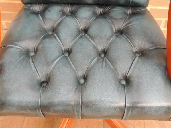 Image 13 of Gainsborough Chesterfield Chair with Yew Frame (UK Delivery)