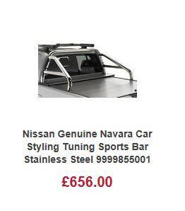 Image 1 of Nissan Navara Rear Styling Bars