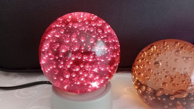 Image 2 of Vintage Ikea Lamp Glass Balls