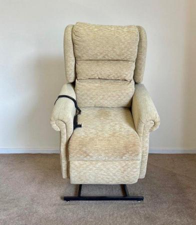 Image 5 of PRIMACARE ELECTRIC RISER RECLINER BROWN BEIGE CHAIR DELIVERY