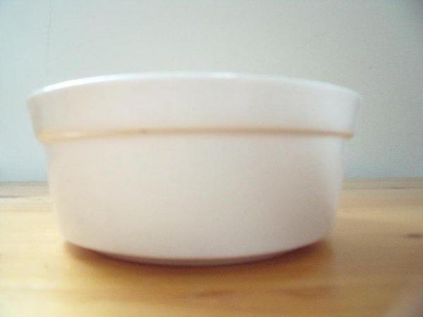 Image 3 of J Sadler & Sons ceramic white dish, with fruit decoration