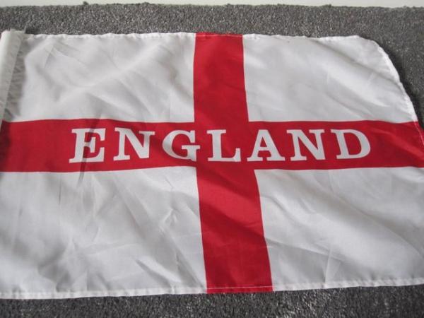 Image 2 of 4 England flags 1 new in box