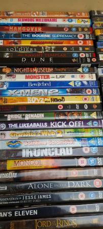 Image 1 of Many dvds titles seen in pics.
