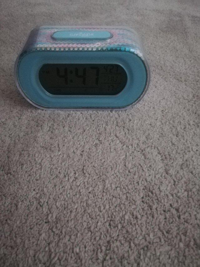 Smiggle digital talking alarm clock For Sale in Derby, Derbyshire