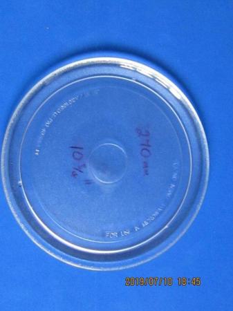 Image 2 of glass microwave plate diametre 255 mm