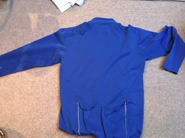 Preview of the first image of Medium Altura Blue long sleeve cycling jersey.