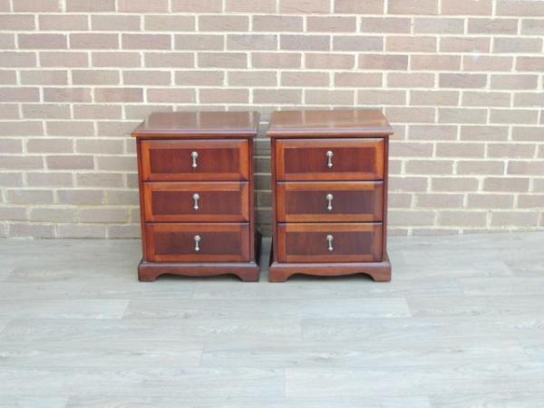 Image 1 of Pair of Meredew Bedside Tables (UK Delivery)