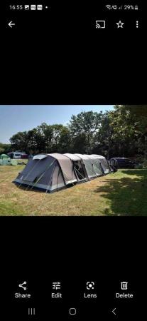 Image 3 of Kampa croyd 6 air tent with vesterbal poly cotton