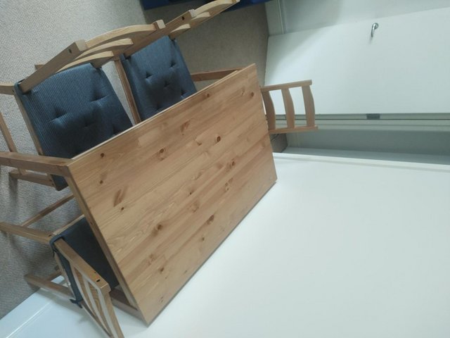 Preview of the first image of IKEA JOKKMOKK Table and 4 chairs.