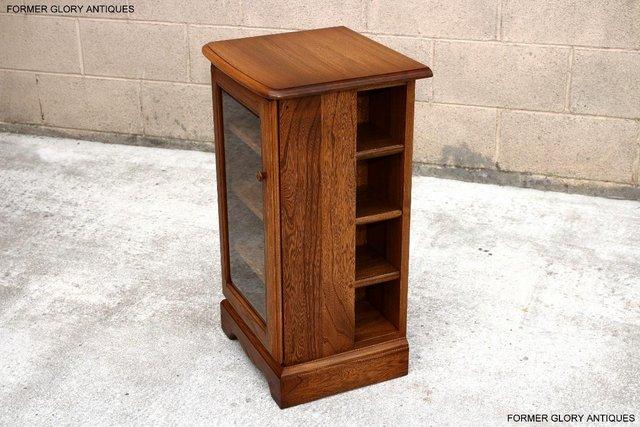 Image 90 of AN ERCOL GOLDEN DAWN CD CABINET CUPBOARD LAMP TABLE STAND