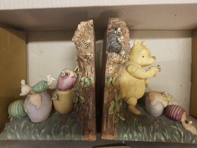 Preview of the first image of Winnie The Pooh Ceramic Bookends.