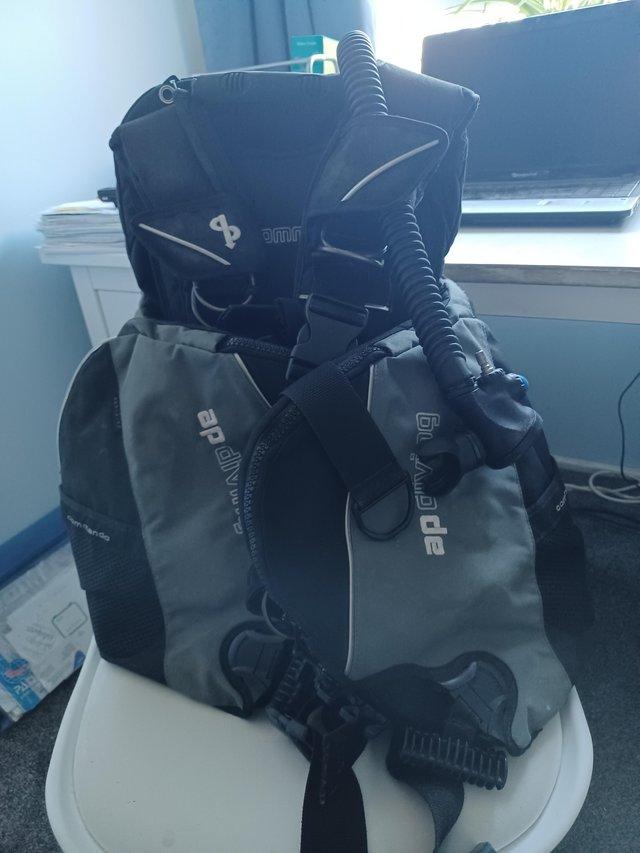 Preview of the first image of AP Diving Commando BCD with all requisite Accessories.