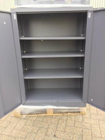 Image 3 of Metal Storage Utility Cabinet. Half Height