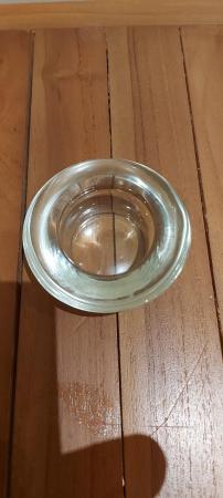 Image 1 of Clear glass tea lights, 64 no., good condition