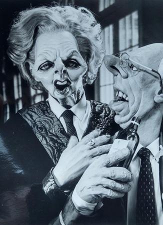 Image 3 of Margaret & Denis Thatcher Spitting Image Glossy Photograph