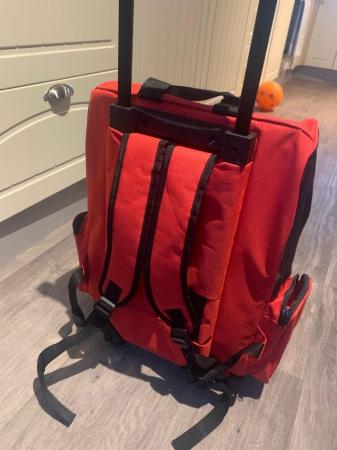 Image 5 of DOG CARRIER OR TROLLEY IN RED AND IS AS NEW CONDITION.