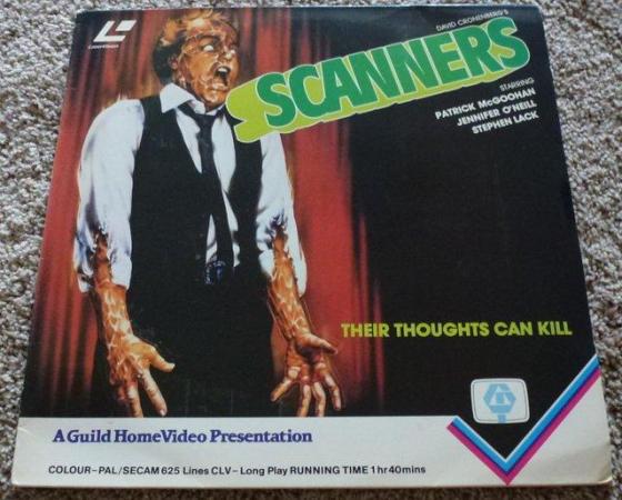 Image 1 of Scanners, Laserdisc (1981), released 1983