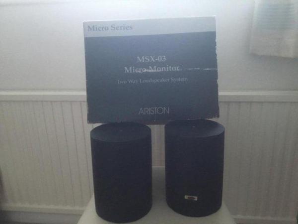Image 1 of Ariston MSX 03 micro monitor 2 way speaker system