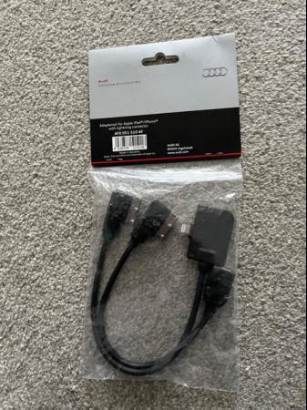 Image 1 of AUDI AMI MMI 3G MUSIC INTERFACE CHARGING LIGHTNING USB CABLE
