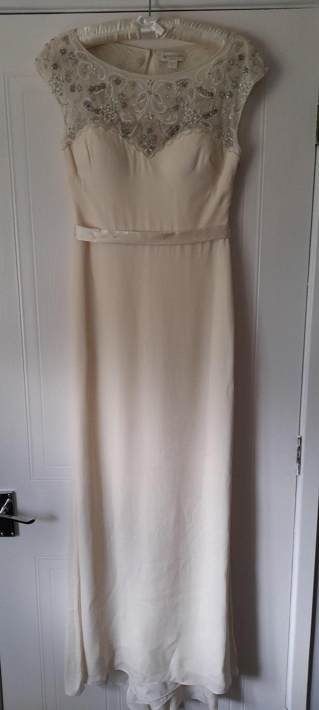 Preview of the first image of Monsoon Delaney bridal dress size 8 unworn.