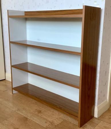 Image 2 of Modern bookcase with four shelves.