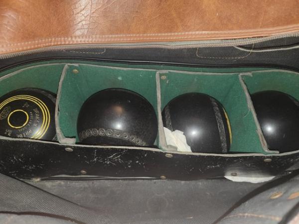 Image 2 of 4 vintage bowling balls for sale