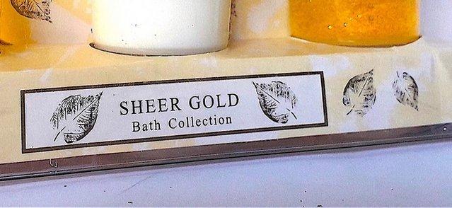 Image 2 of UNUSED GIFT * SHEER GOLD Set of 3 - Wash, Lotion, Essence