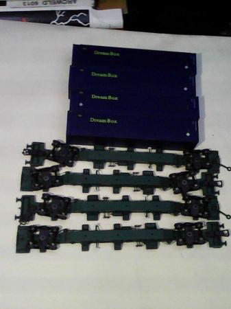 Image 2 of 2 Sets of Dapol Spine Wagons wth Containers