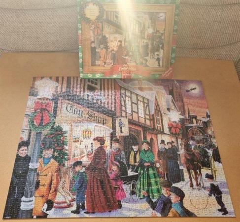 Image 2 of 1000 piece JIGSAW called THE NIGHT BEFORE CHRISTMAS BY WADDI