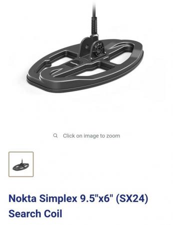 Image 2 of Nokta Simplex Ultra WHP bundle & EXTRA SX24 coil