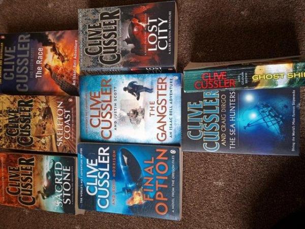 Image 1 of Clive Cussler Adventure Book Collection