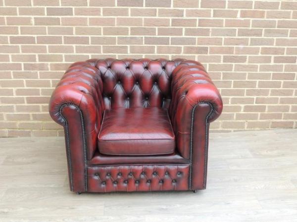 Image 3 of Chesterfield Club Armchair Vintage (UK Delivery)