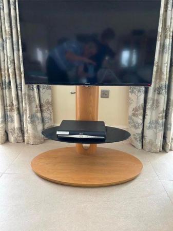 Image 1 of Chepstow Oval TV stand for screens 32 - 65 inch