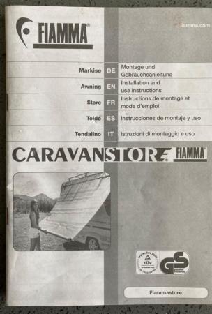 Image 6 of Fiamma Caravanstore canopy with rafter pole and accessories