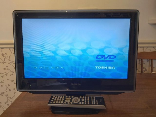 Preview of the first image of TOSHIBA 19" TELEVISION/DVD.