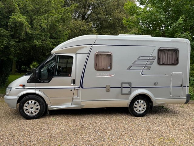 Preview of the first image of 2006 Hymer Van 522 Fixed Bed Motorhome LHD Silver Ford Trans.