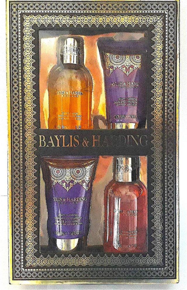 Preview of the first image of UNUSED GIFT ** BAYLIS & HARDING pack of 4 - Body Cleansers.
