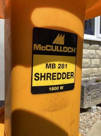 Image 2 of McCulloch electric garden shredder