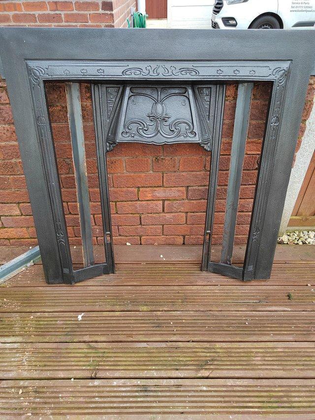 Preview of the first image of Victorian cast iron fire surround.